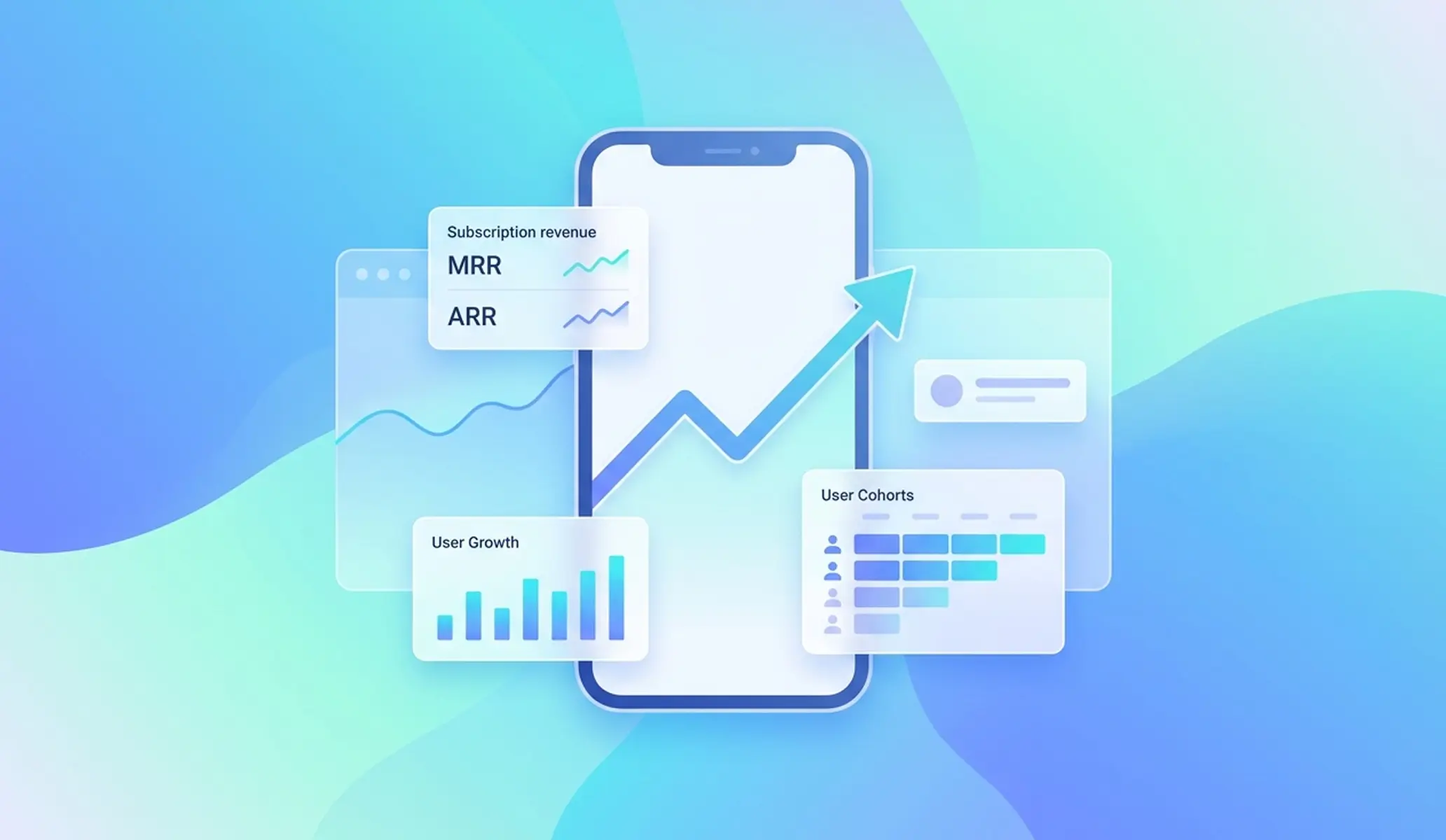 Subscription-based mobile apps generating recurring revenue