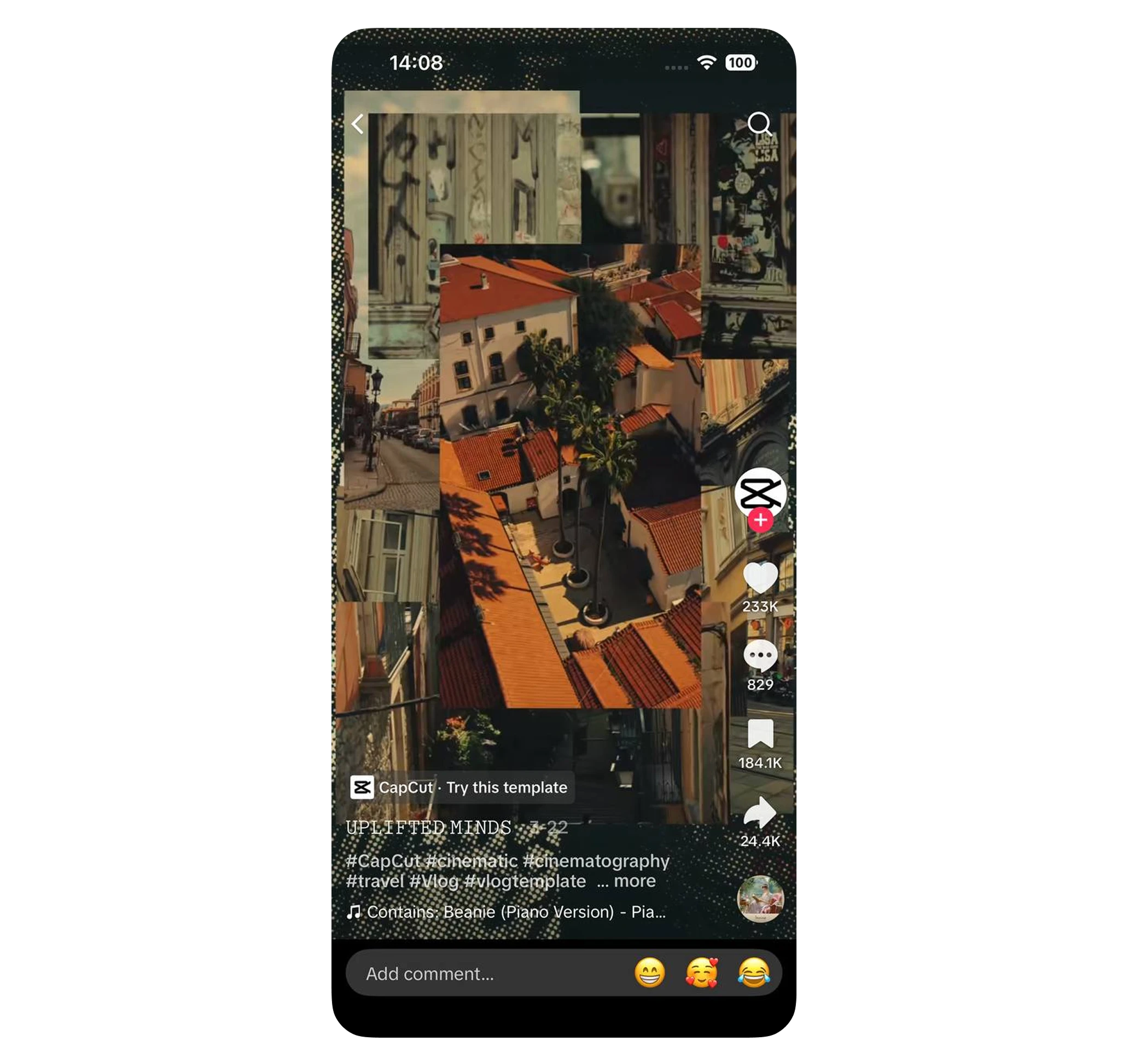 Mobile app advertising campaigns on social media platforms, including TikTok, with interest-based targeting
