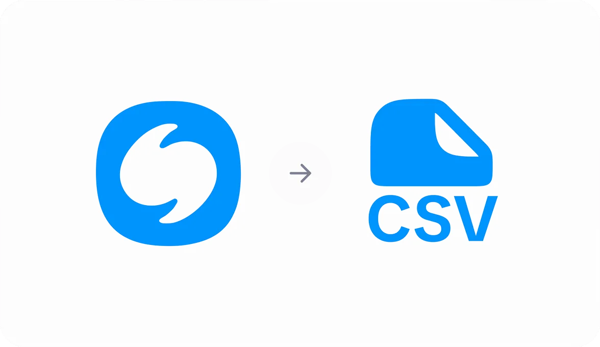 CSV export report for subscription analytics, ready for download